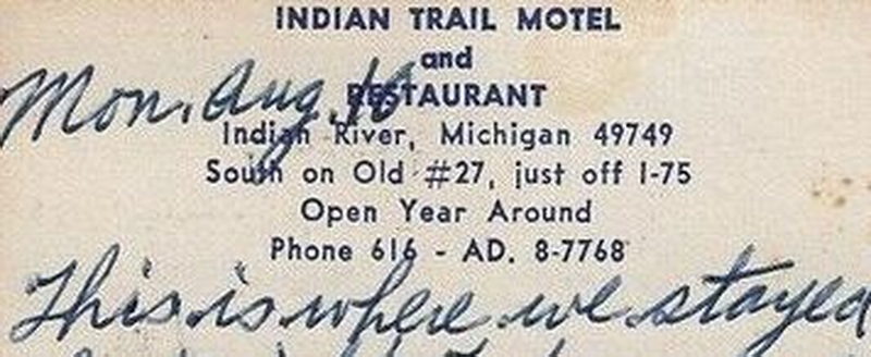 Indian Trail Motel - Vintage Postcard (newer photo)